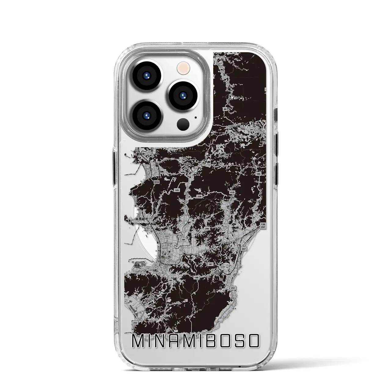 【南房総（千葉県）】地図柄iPhoneケース（MagSafeタイプ）