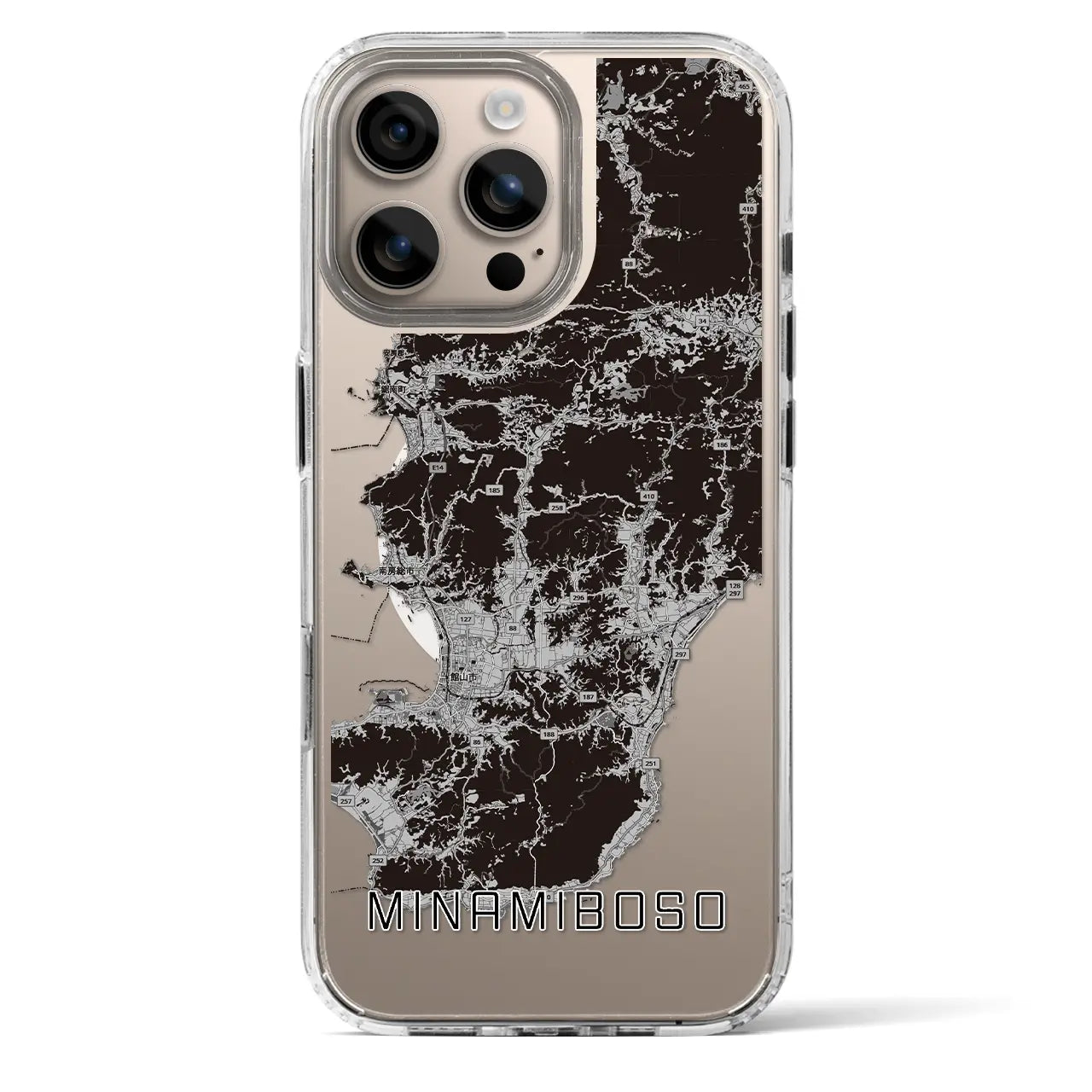【南房総（千葉県）】地図柄iPhoneケース（MagSafeタイプ）