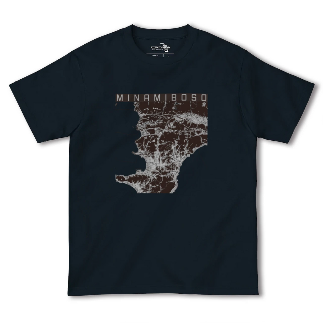 【南房総（千葉県）】地図柄ヘビーウェイトTシャツ