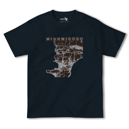 【南房総（千葉県）】地図柄ヘビーウェイトTシャツ