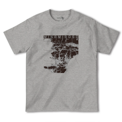 【南房総（千葉県）】地図柄ヘビーウェイトTシャツ