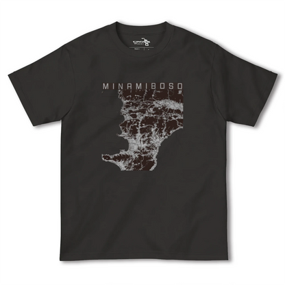【南房総（千葉県）】地図柄ヘビーウェイトTシャツ