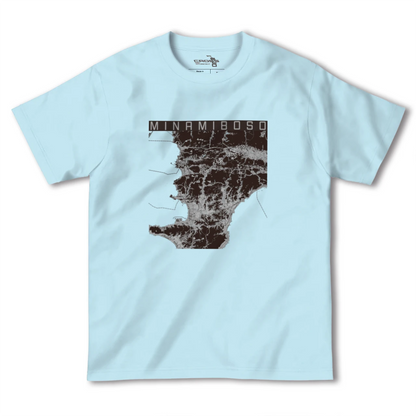 【南房総（千葉県）】地図柄ヘビーウェイトTシャツ