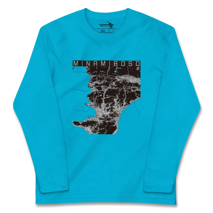 【南房総（千葉県）】地図柄ロングスリーブTシャツ