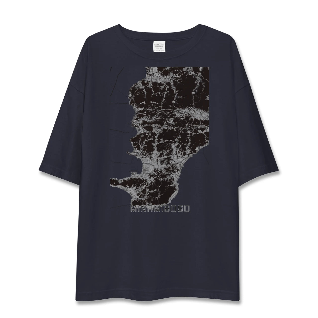 【南房総（千葉県）】地図柄ビッグシルエットTシャツ