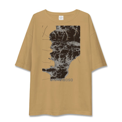 【南房総（千葉県）】地図柄ビッグシルエットTシャツ