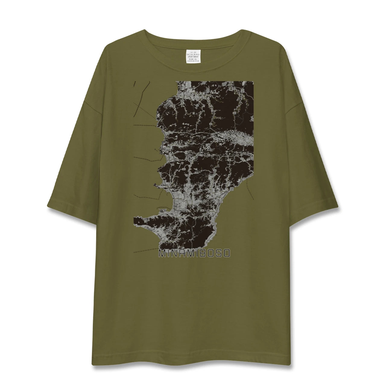 【南房総（千葉県）】地図柄ビッグシルエットTシャツ