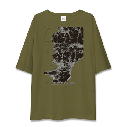 【南房総（千葉県）】地図柄ビッグシルエットTシャツ