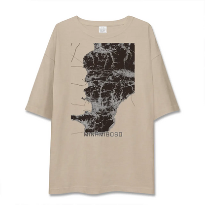 【南房総（千葉県）】地図柄ビッグシルエットTシャツ