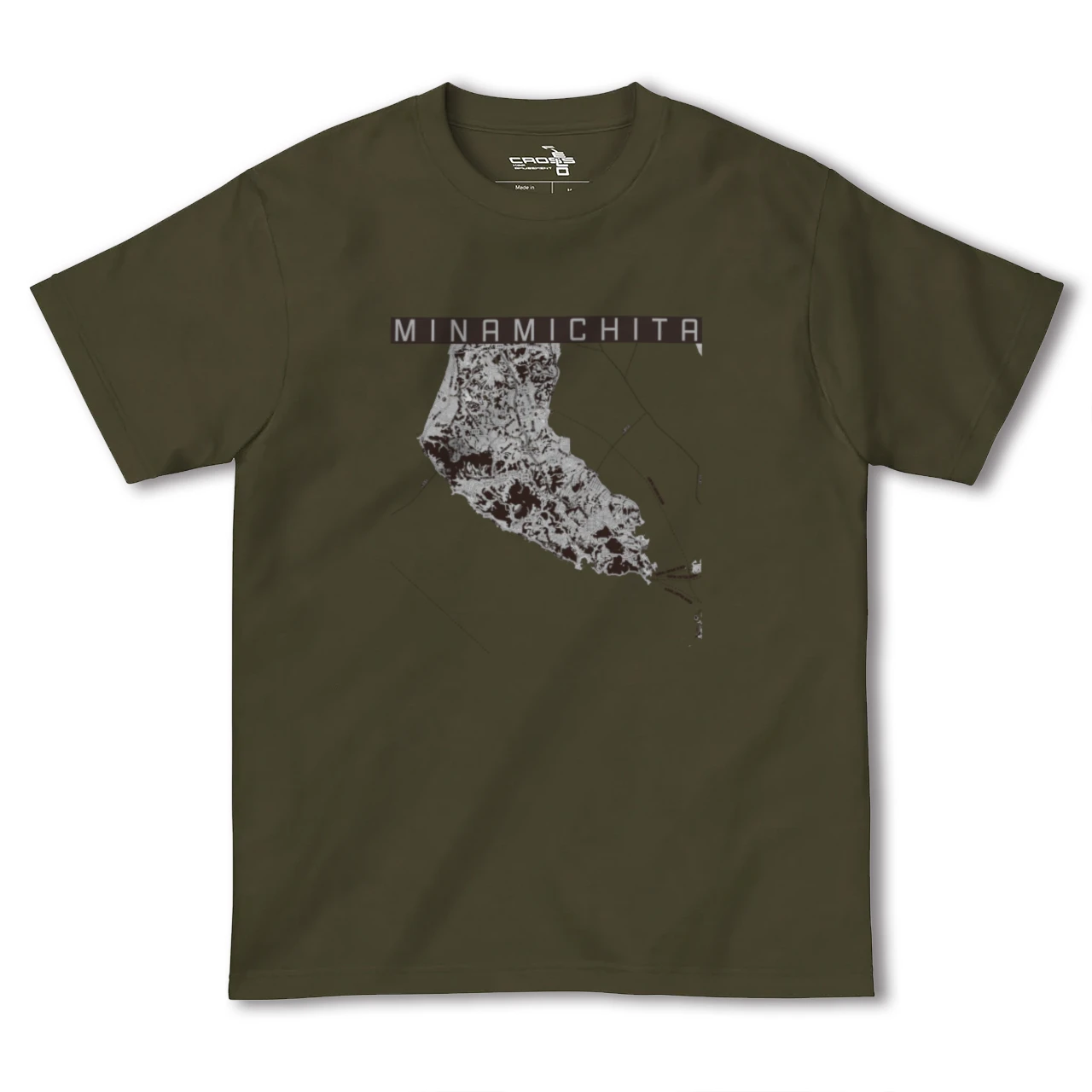 【南知多（愛知県）】地図柄ヘビーウェイトTシャツ
