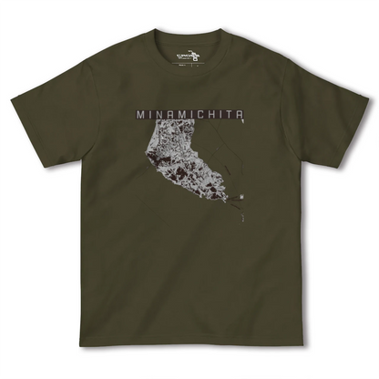 【南知多（愛知県）】地図柄ヘビーウェイトTシャツ