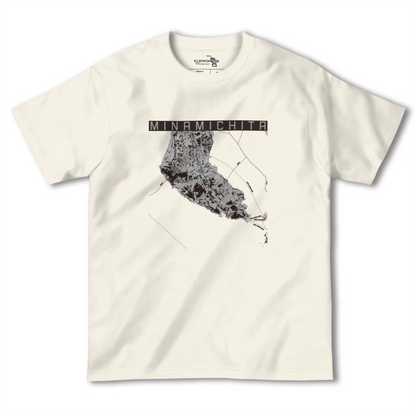 【南知多（愛知県）】地図柄ヘビーウェイトTシャツ