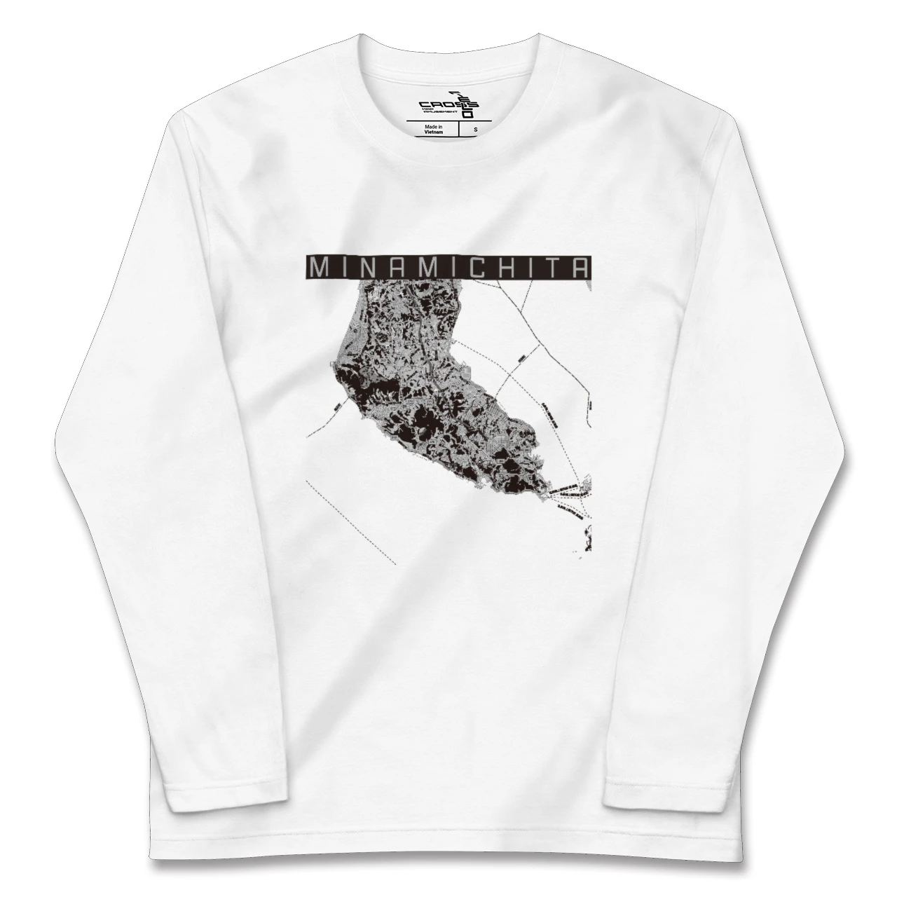 【南知多（愛知県）】地図柄ロングスリーブTシャツ