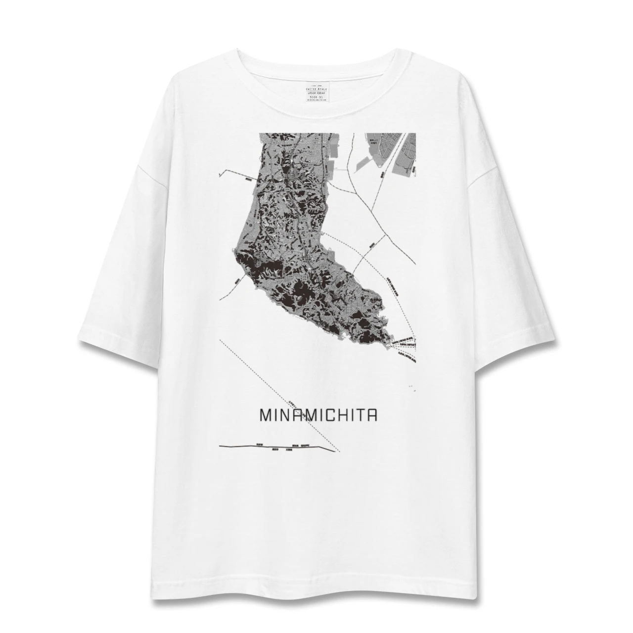 【南知多（愛知県）】地図柄ビッグシルエットTシャツ