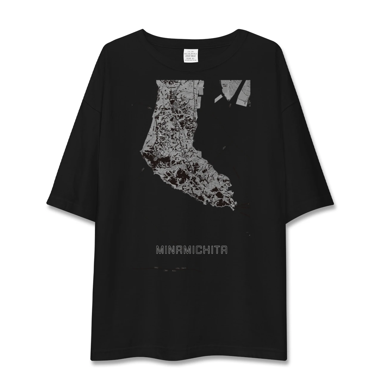 【南知多（愛知県）】地図柄ビッグシルエットTシャツ