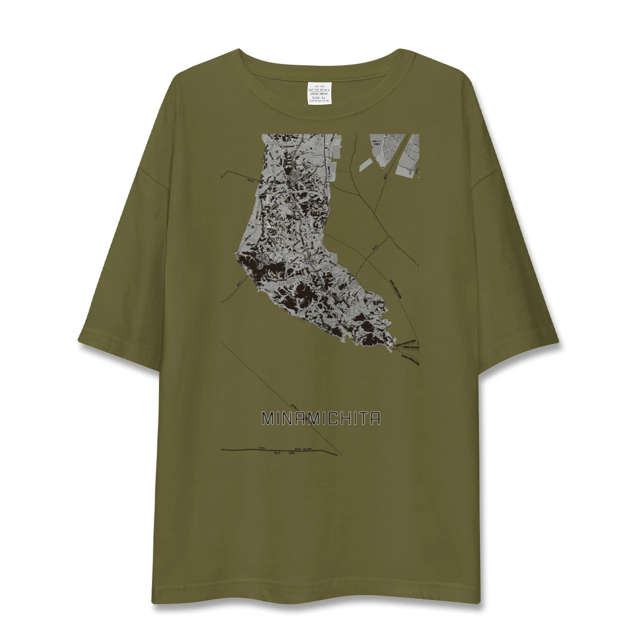 【南知多（愛知県）】地図柄ビッグシルエットTシャツ