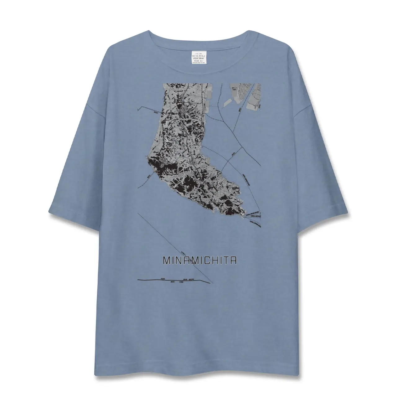 【南知多（愛知県）】地図柄ビッグシルエットTシャツ
