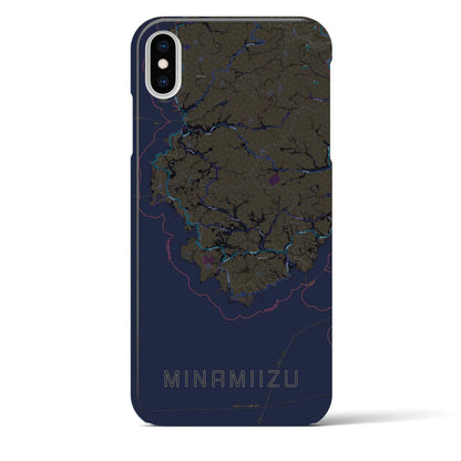 【南伊豆（静岡県）】地図柄iPhoneケース（バックカバータイプ）