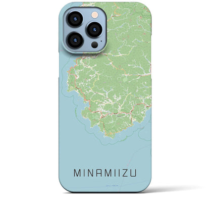 【南伊豆（静岡県）】地図柄iPhoneケース（バックカバータイプ）