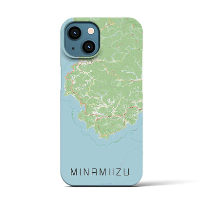 【南伊豆（静岡県）】地図柄iPhoneケース（バックカバータイプ）