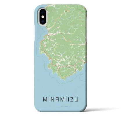 【南伊豆（静岡県）】地図柄iPhoneケース（バックカバータイプ）