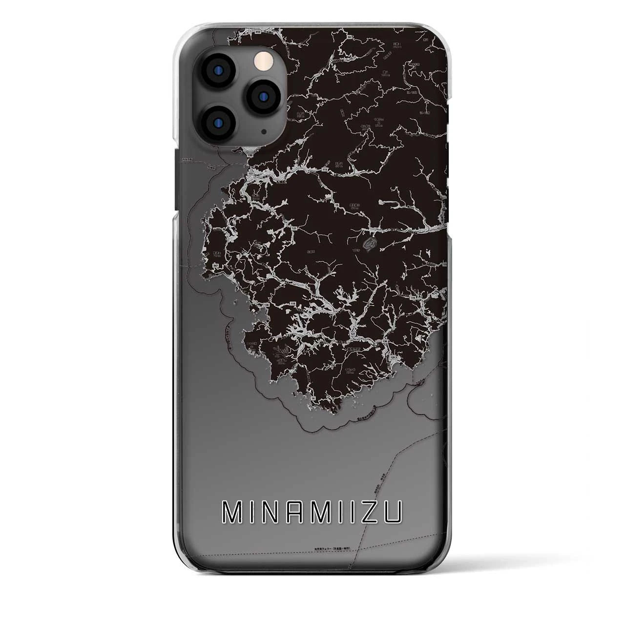 【南伊豆（静岡県）】地図柄iPhoneケース（クリアタイプ）