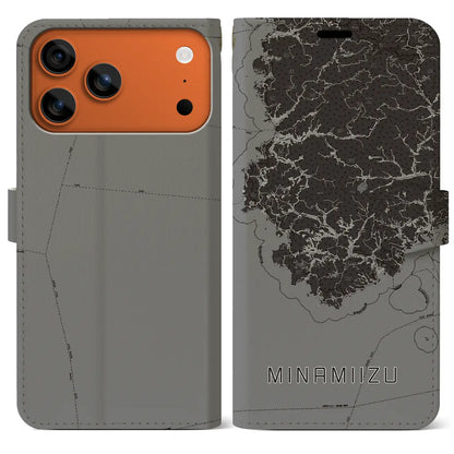 【南伊豆（静岡県）】地図柄iPhoneケース（手帳タイプ）