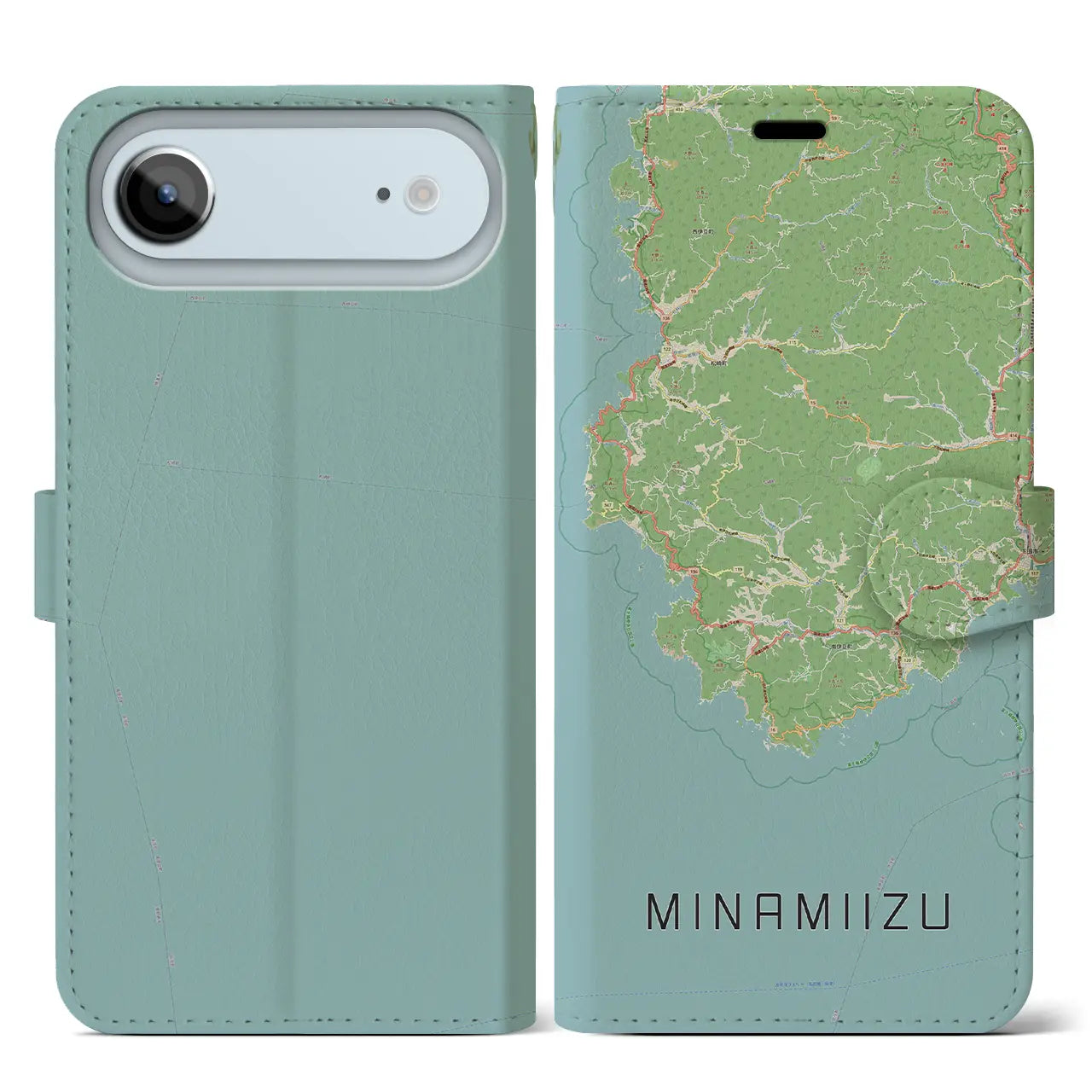 【南伊豆（静岡県）】地図柄iPhoneケース（手帳タイプ）