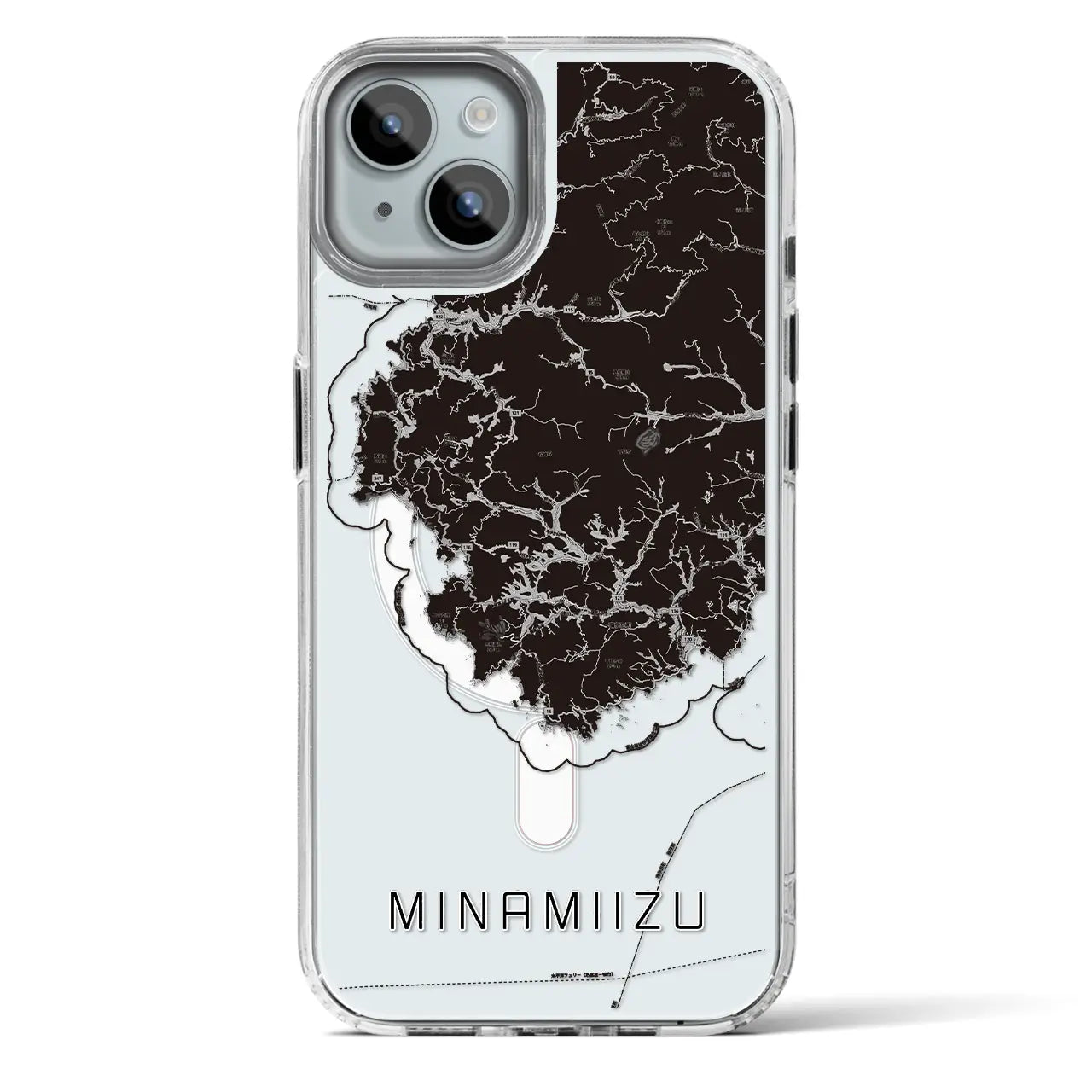 【南伊豆（静岡県）】地図柄iPhoneケース（MagSafeタイプ）