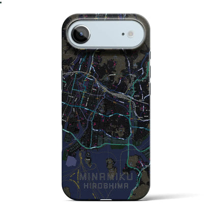 【南区（広島市）】地図柄iPhoneケース（バックカバータイプ）