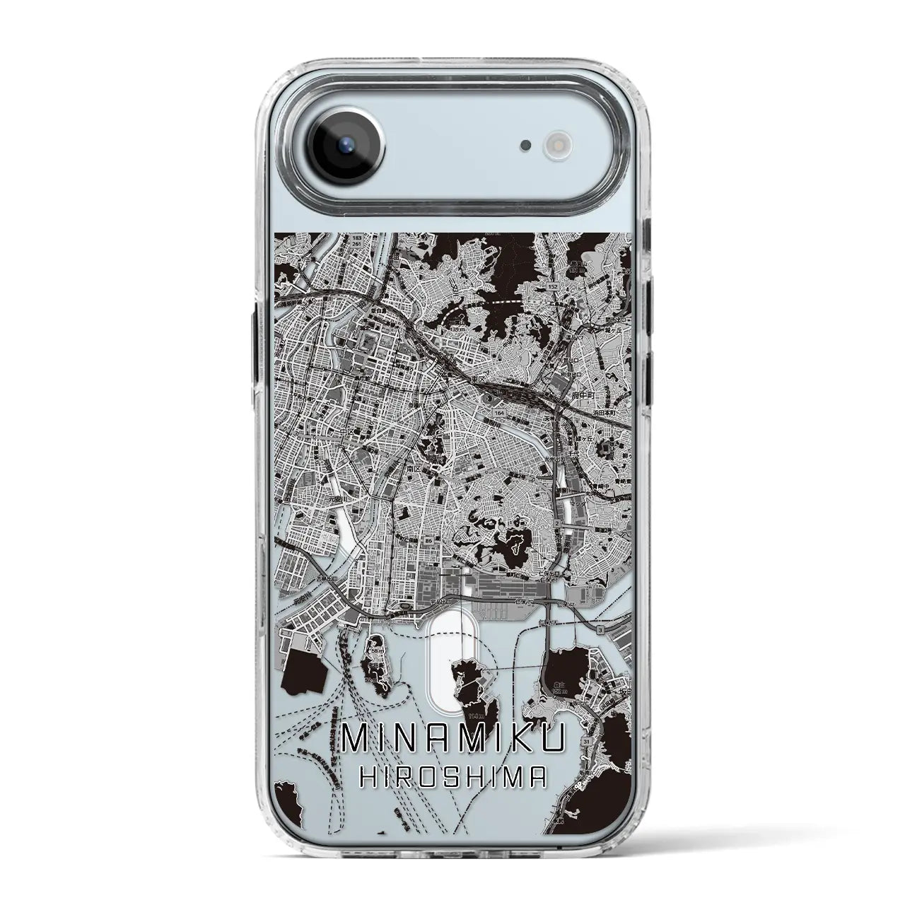 【南区（広島市）】地図柄iPhoneケース（MagSafeタイプ）