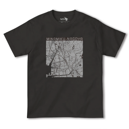 【南区（名古屋市）（愛知県）】地図柄ヘビーウェイトTシャツ