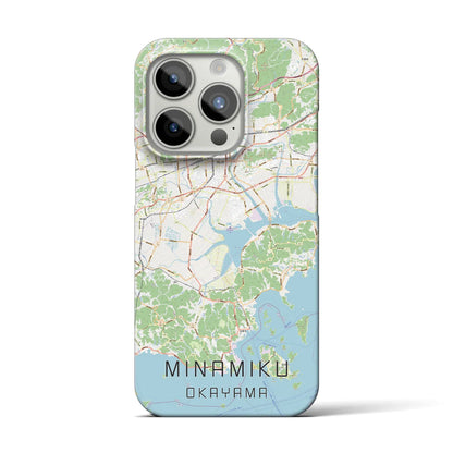 【南区（岡山市）】地図柄iPhoneケース（バックカバータイプ）