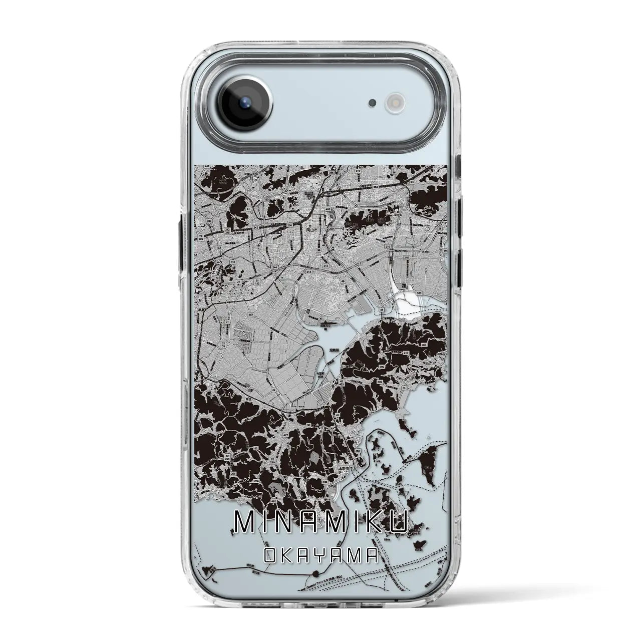 【南区（岡山市）】地図柄iPhoneケース（MagSafeタイプ）