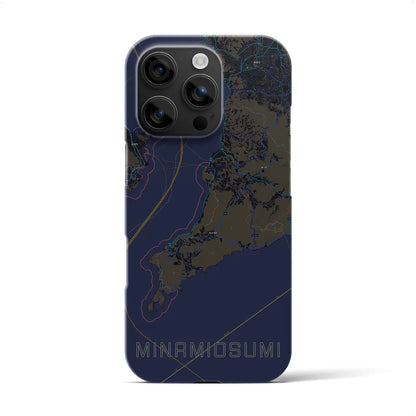 【南大隅（鹿児島県）】地図柄iPhoneケース（バックカバータイプ）