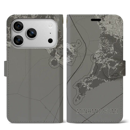 【南大隅（鹿児島県）】地図柄iPhoneケース（手帳タイプ）