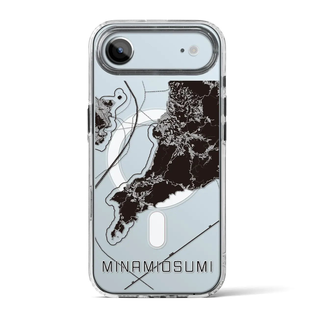 【南大隅（鹿児島県）】地図柄iPhoneケース（MagSafeタイプ）