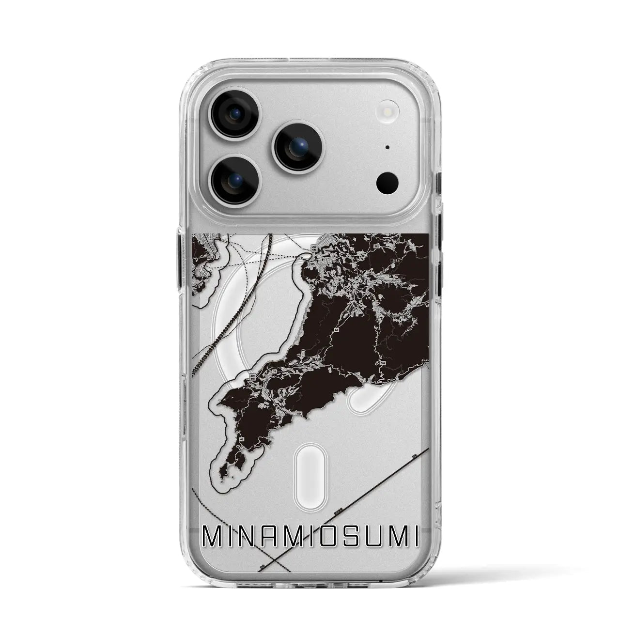 【南大隅（鹿児島県）】地図柄iPhoneケース（MagSafeタイプ）