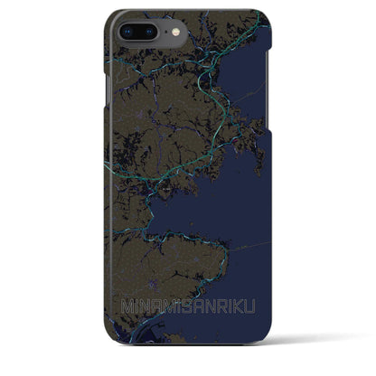 【南三陸（宮城県）】地図柄iPhoneケース（バックカバータイプ）