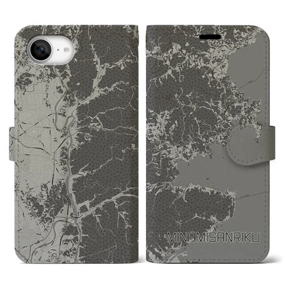 【南三陸（宮城県）】地図柄iPhoneケース（手帳タイプ）