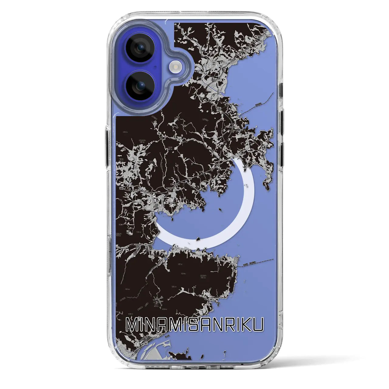 【南三陸（宮城県）】地図柄iPhoneケース（MagSafeタイプ）