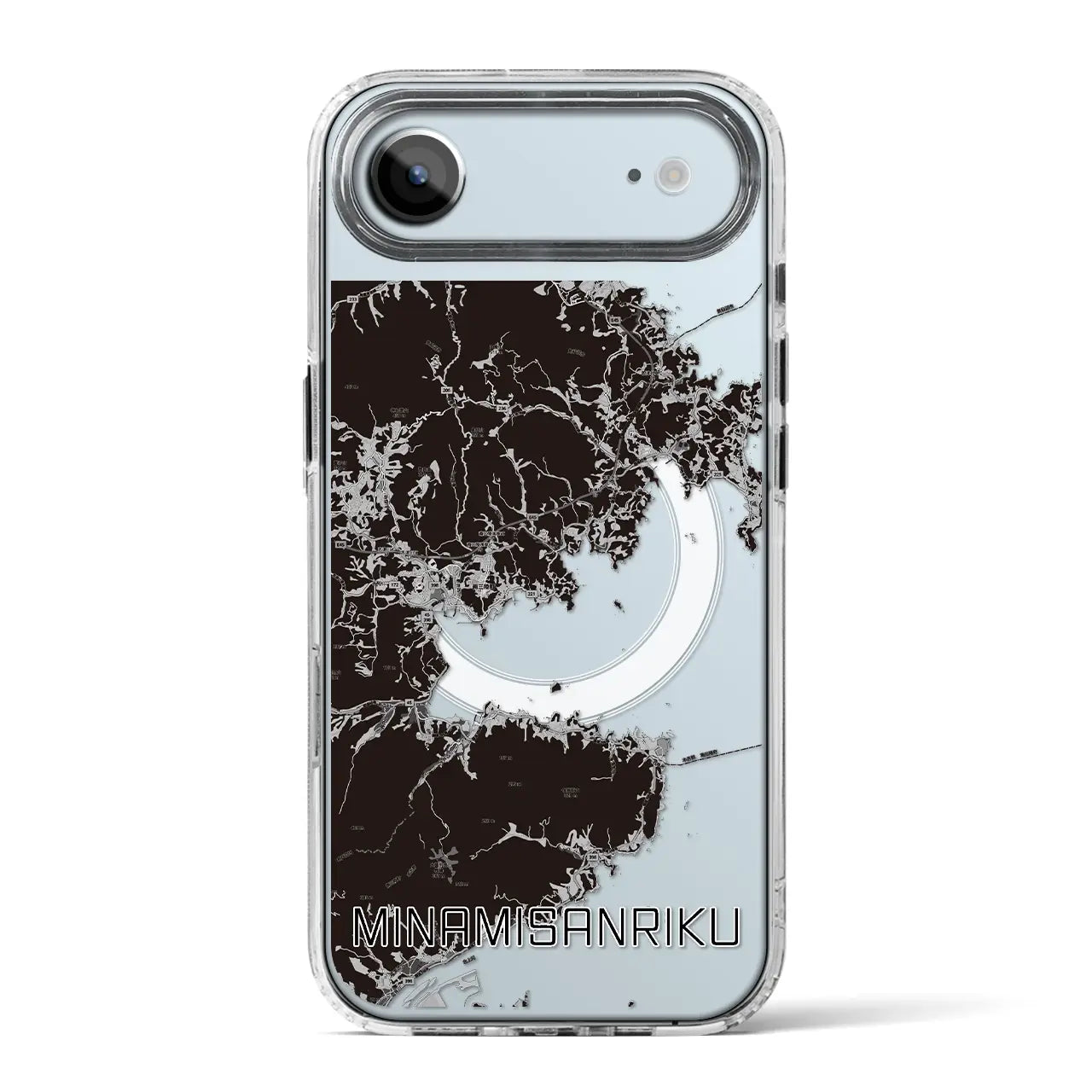 【南三陸（宮城県）】地図柄iPhoneケース（MagSafeタイプ）