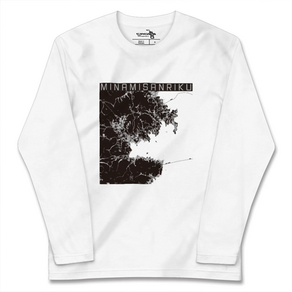 【南三陸（宮城県）】地図柄ロングスリーブTシャツ