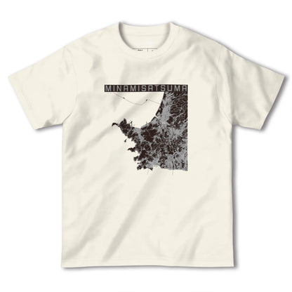 【南さつま（鹿児島県）】地図柄ヘビーウェイトTシャツ