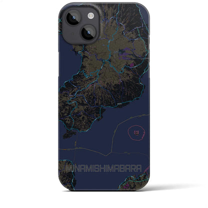 【南島原（長崎県）】地図柄iPhoneケース（バックカバータイプ）