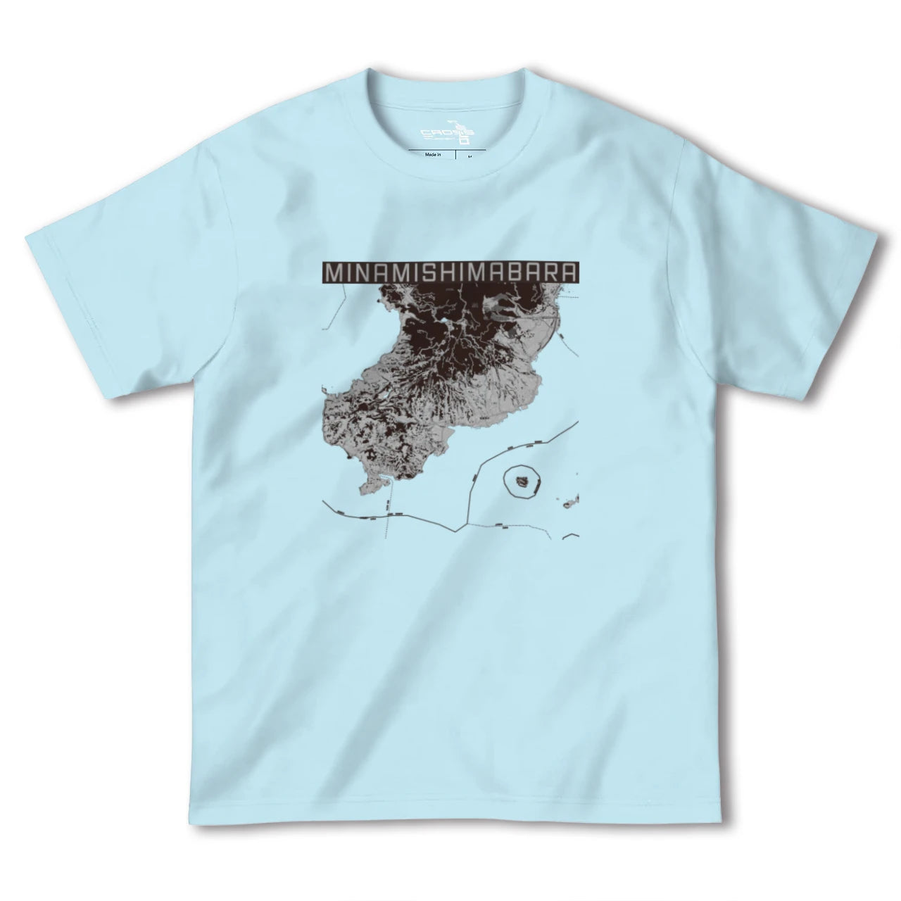 【南島原（長崎県）】地図柄ヘビーウェイトTシャツ