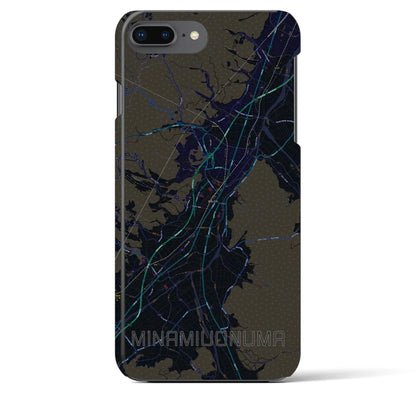 【南魚沼（新潟県）】地図柄iPhoneケース（バックカバータイプ）