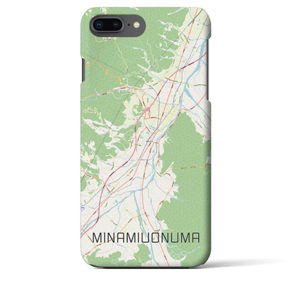 【南魚沼（新潟県）】地図柄iPhoneケース（バックカバータイプ）