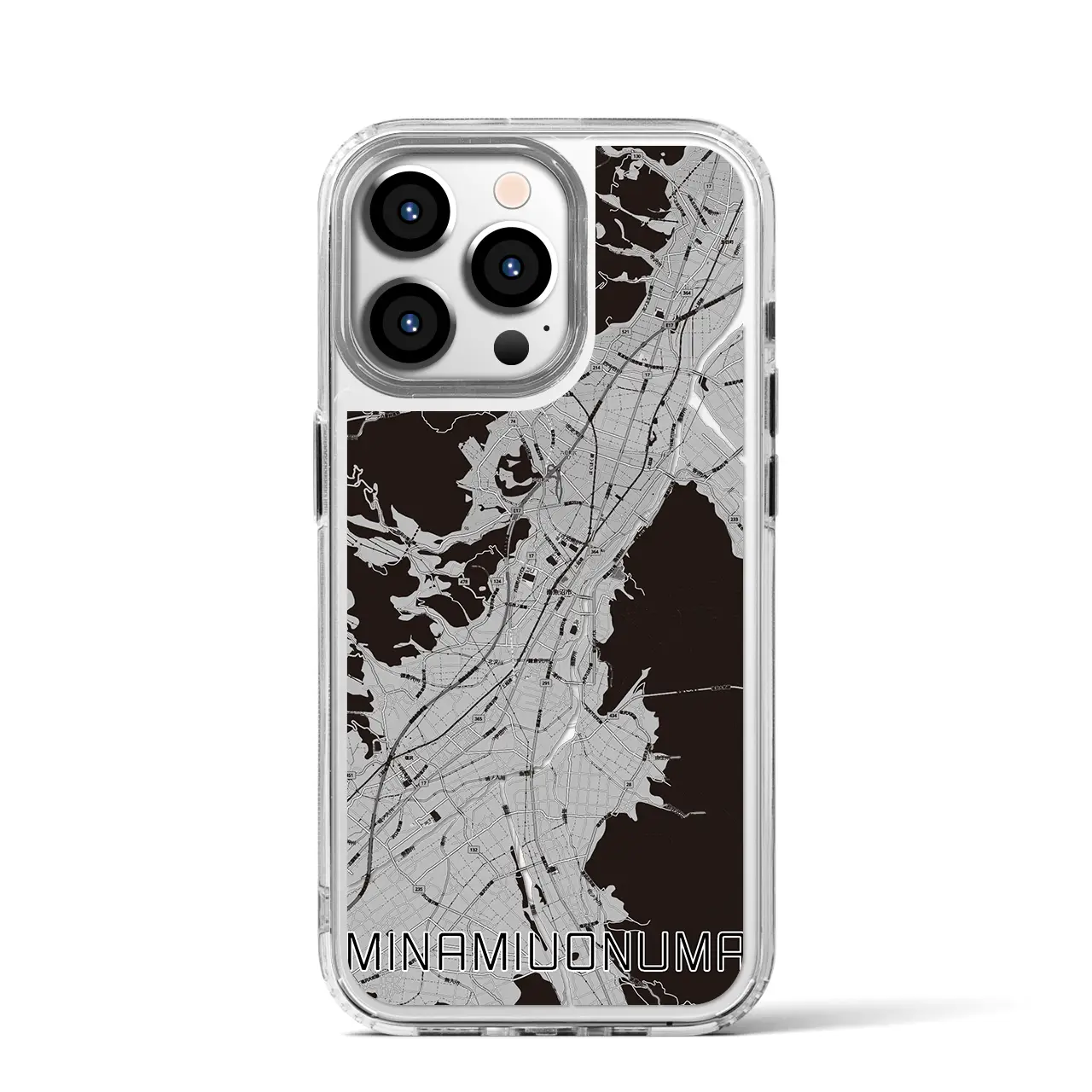 【南魚沼（新潟県）】地図柄iPhoneケース（MagSafeタイプ）