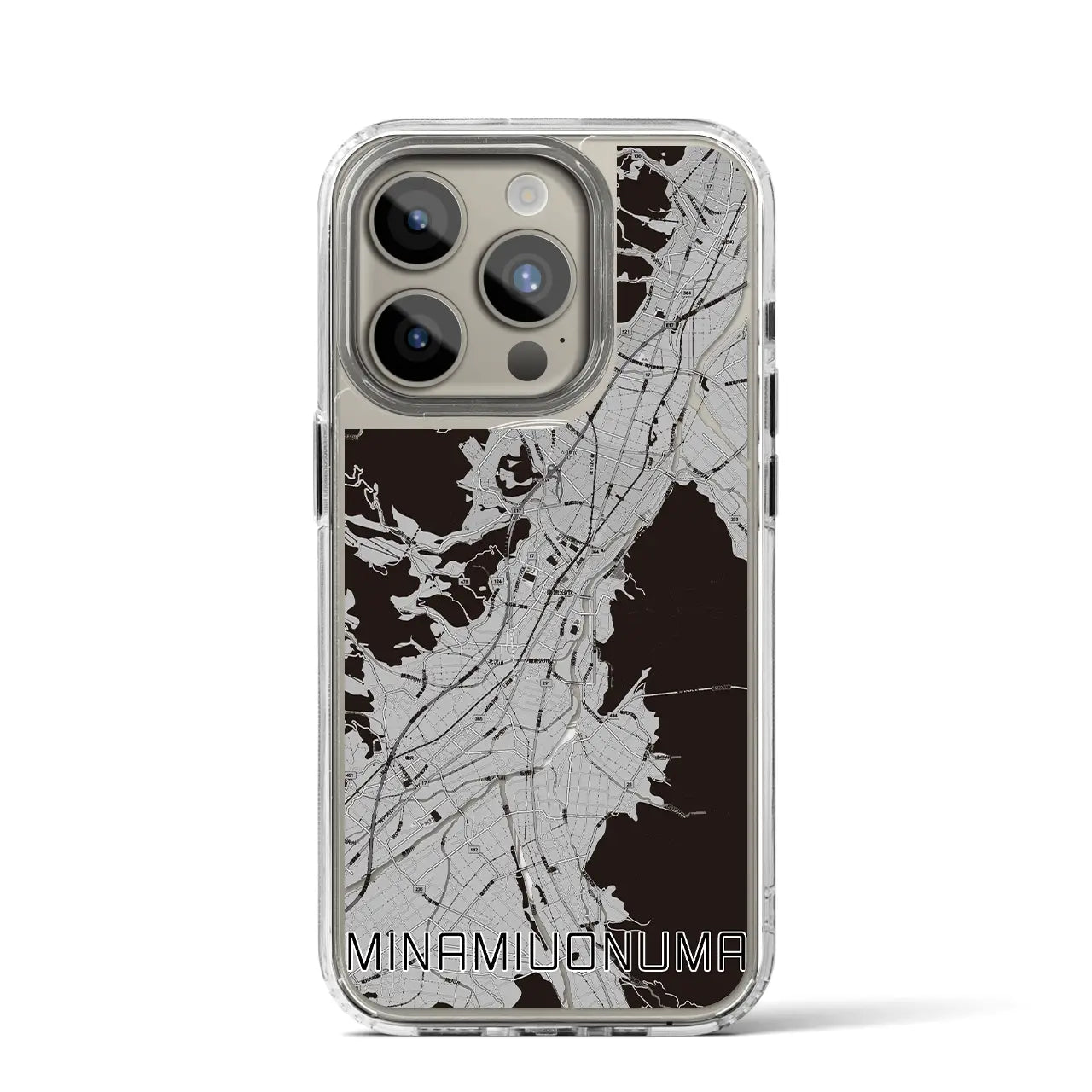 【南魚沼（新潟県）】地図柄iPhoneケース（MagSafeタイプ）